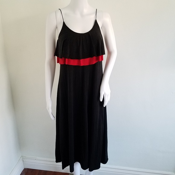& Other Stories Dresses & Skirts - 3/$25 & Other Stories Black Red Layer Strap Dress